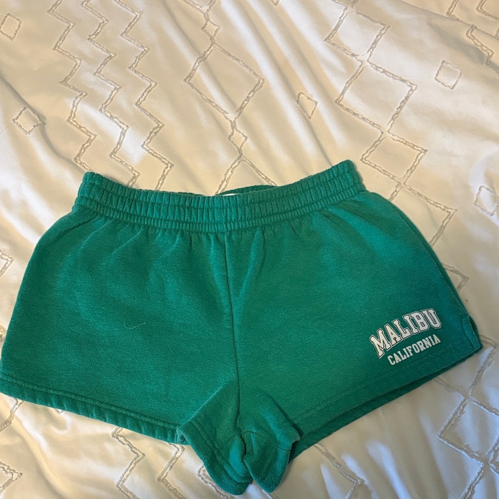 Green Malibu California Shorts